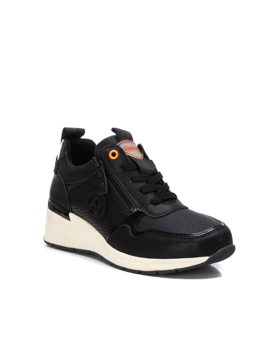 Refresh - Zapatillas deportivas de mujer con cremallera lateral.