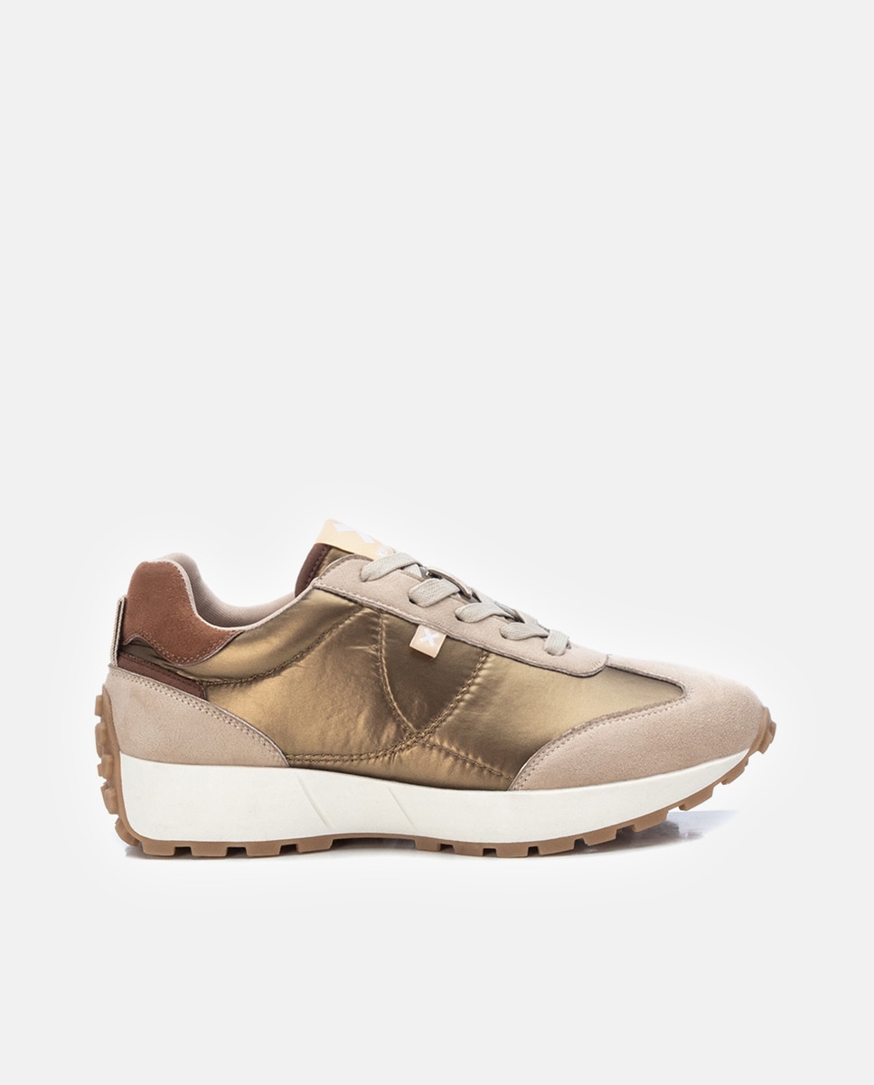 Xti - Zapatillas deportivas de mujer con cuña acolchadas.