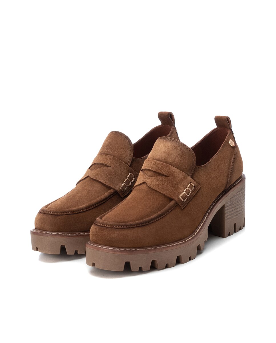 Mocasines discount color camel