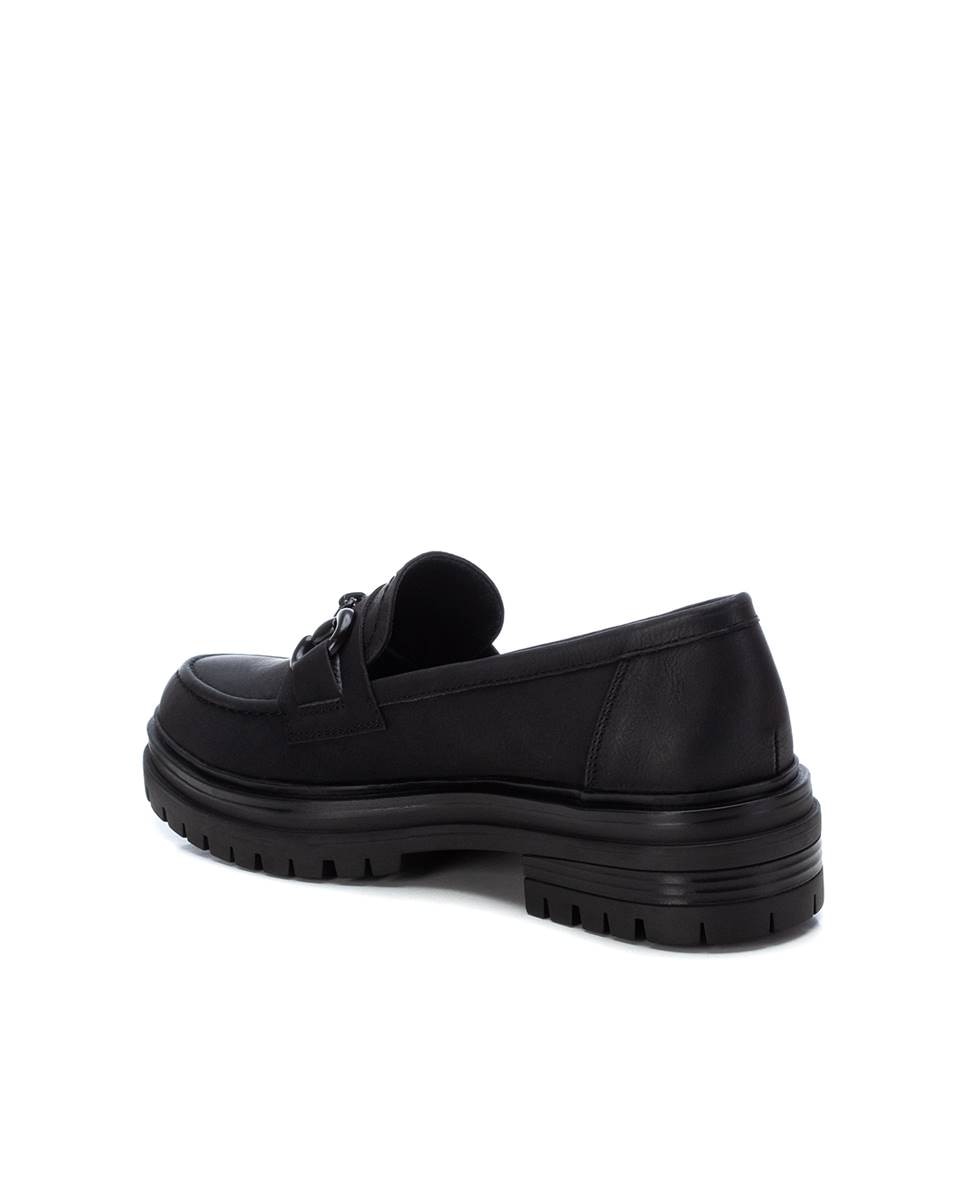 Mocasín de mujer con hebilla - Refresh - Negro Negro-4
