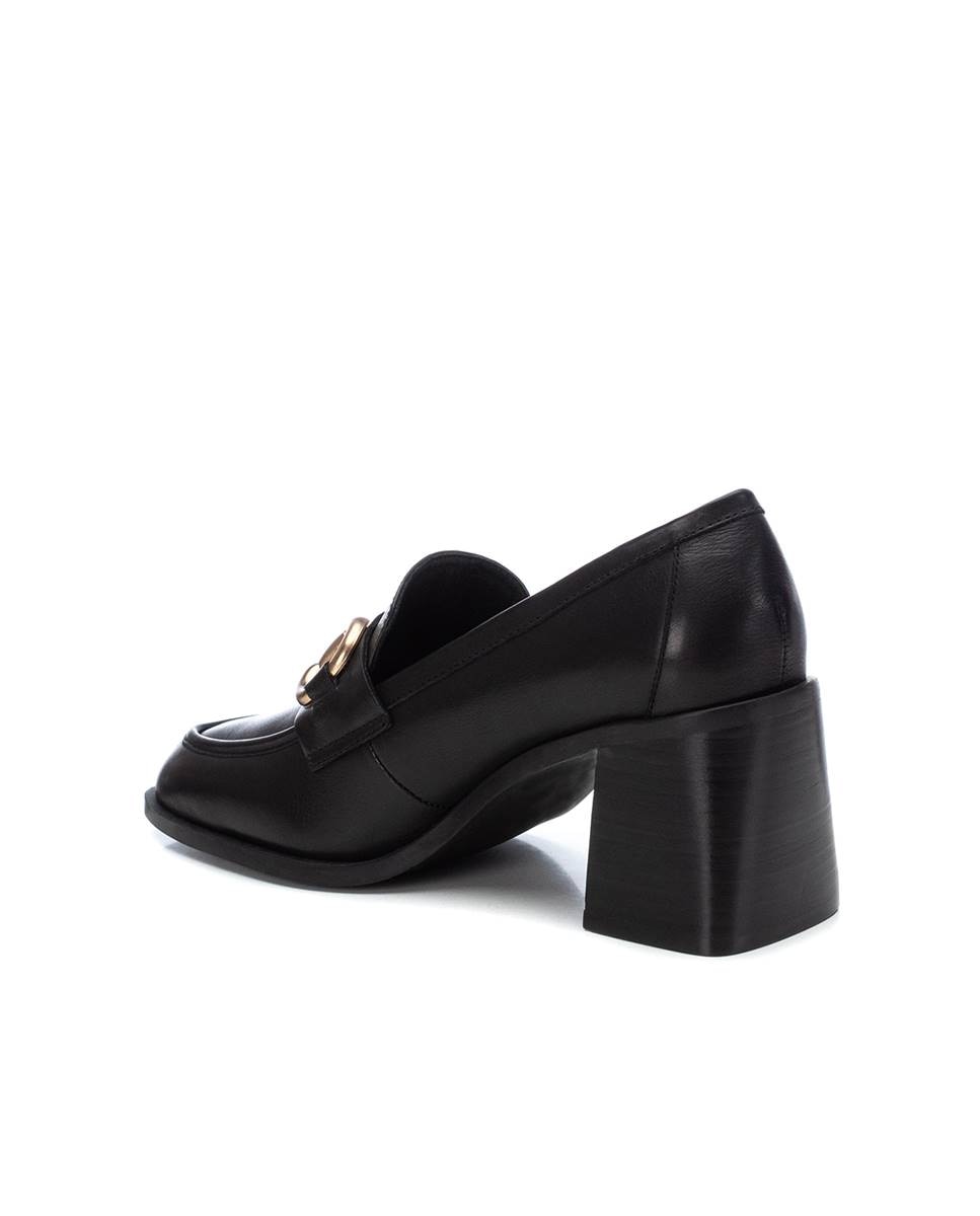 Mocasín de mujer de piel - Carmela - Negro Negro-2