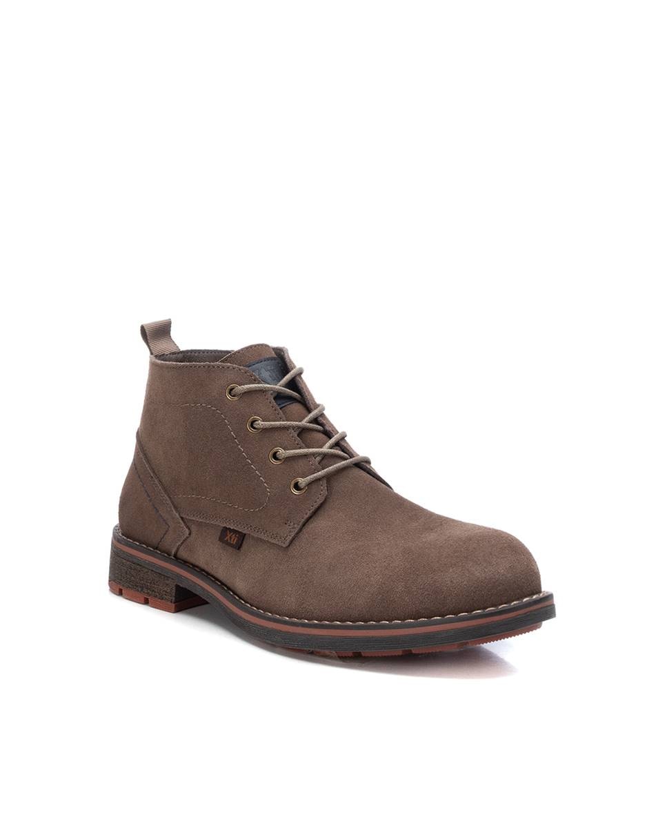 Imagen 3 de Botines de piel de hombre con cordones - Xti - Marrón Marrón
