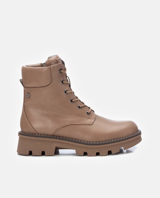 Imagen 0 de Botines de mujer con cordones y cremallera lateral