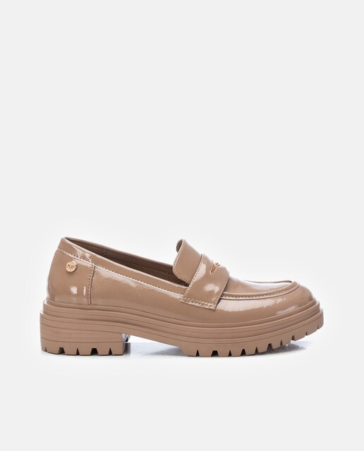 Imagen 0 de Mocasines de mujer planos de charol