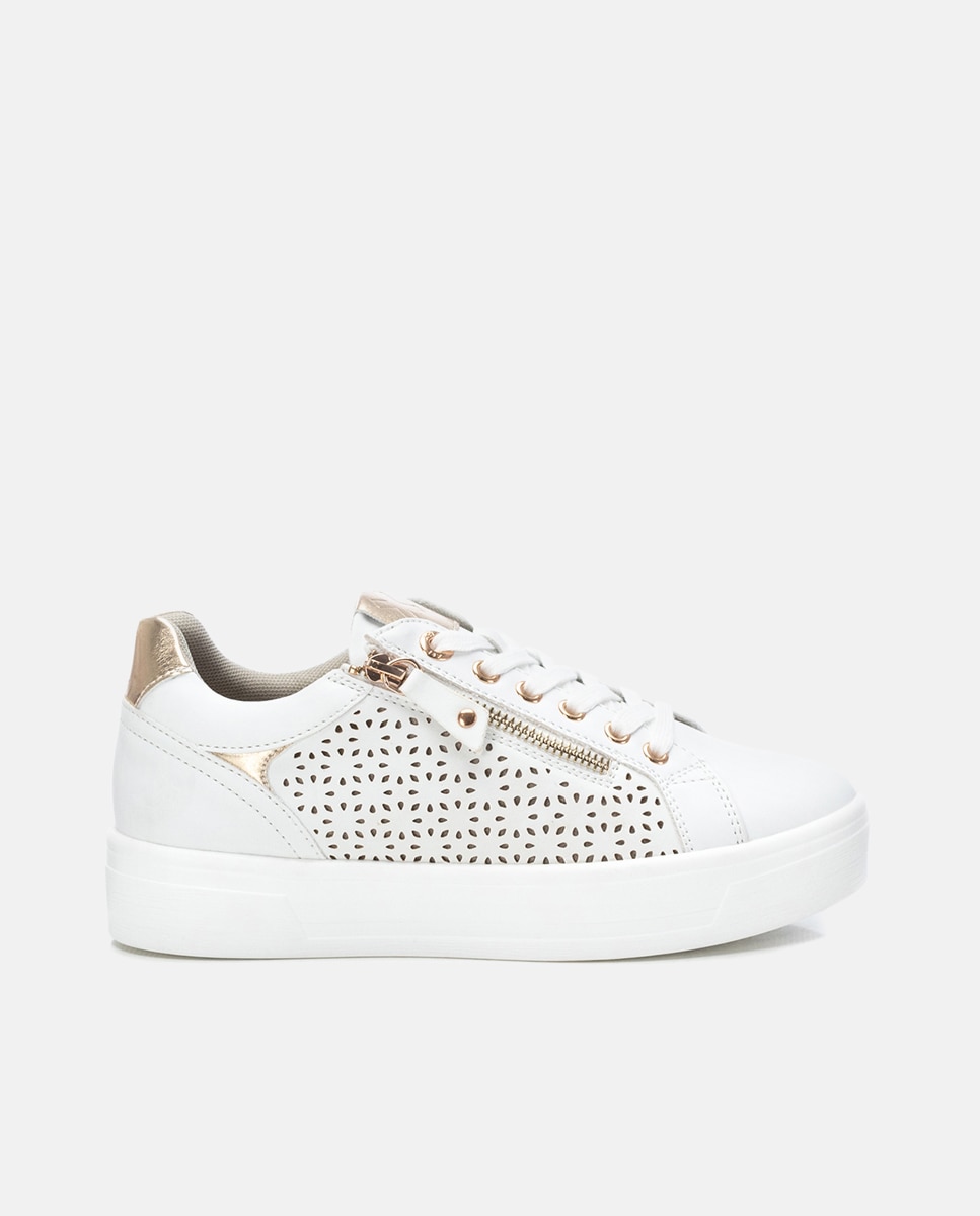 Xti - Zapatillas deportivas de mujer con cierre de cremallera.