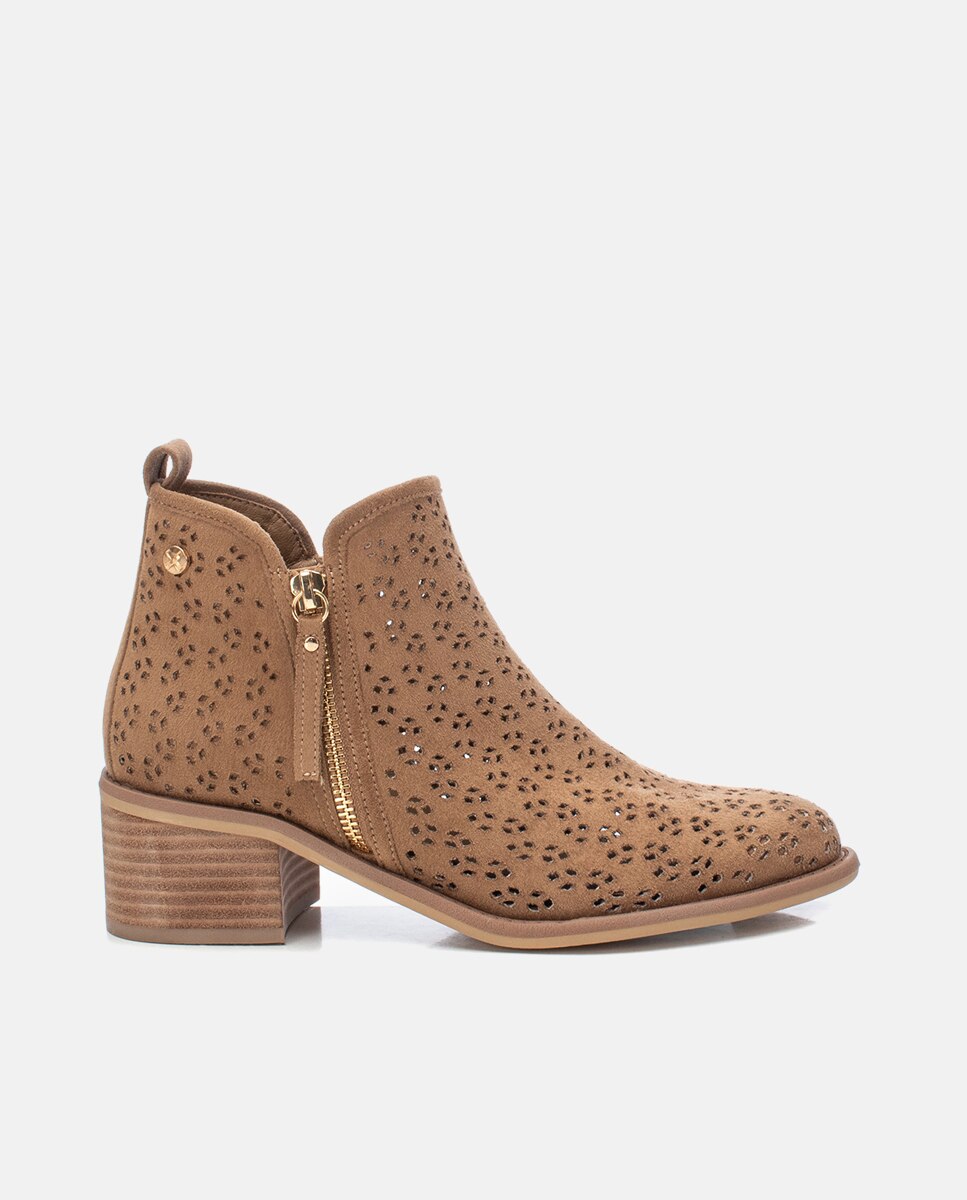 Xti - Botines cowboy de mujer con cremallera.