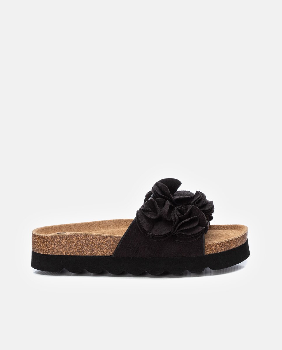 Refresh - Sandalias planas de mujer con suela de goma.