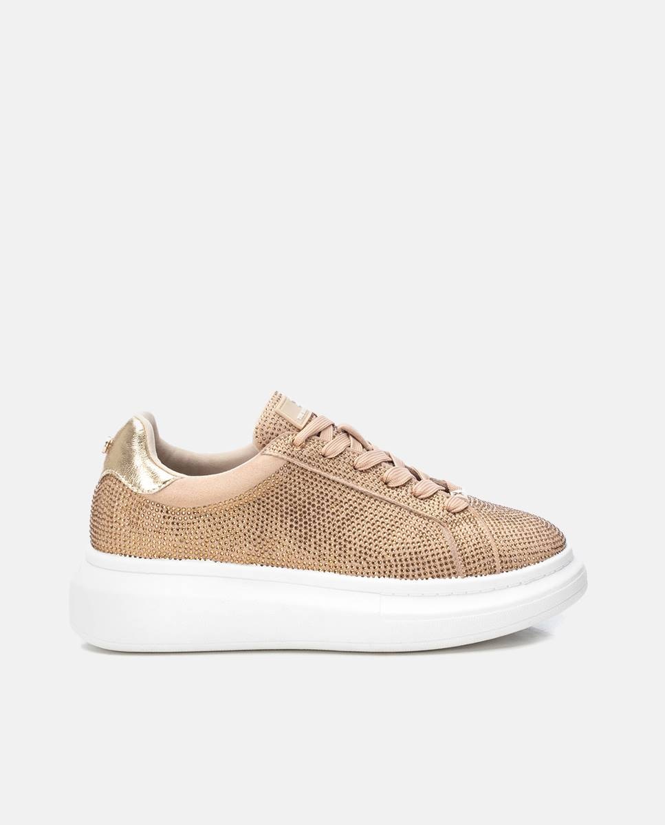 Xti - Zapatillas de lona de mujer con cordones.