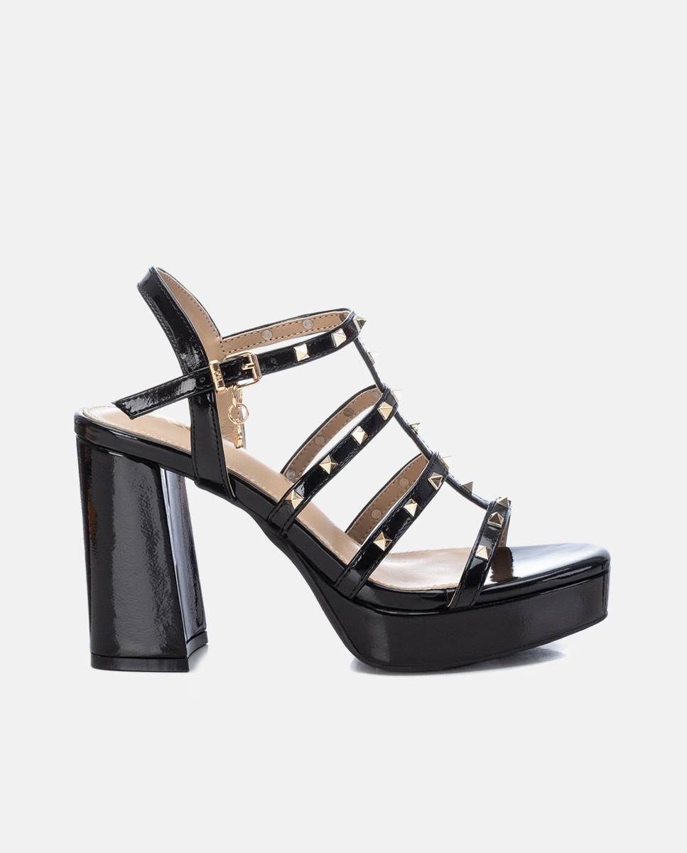xti sandalias plataforma mujer negras