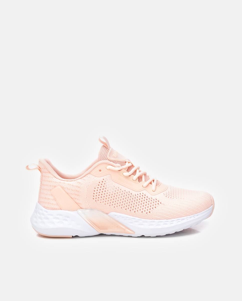 Zapatilla de mujer con cordones - Refresh - Nude Nude-1