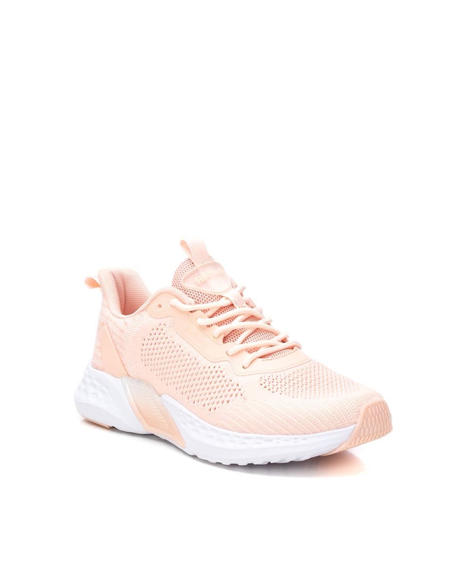 Zapatilla de mujer con cordones - Refresh - Nude Nude-3