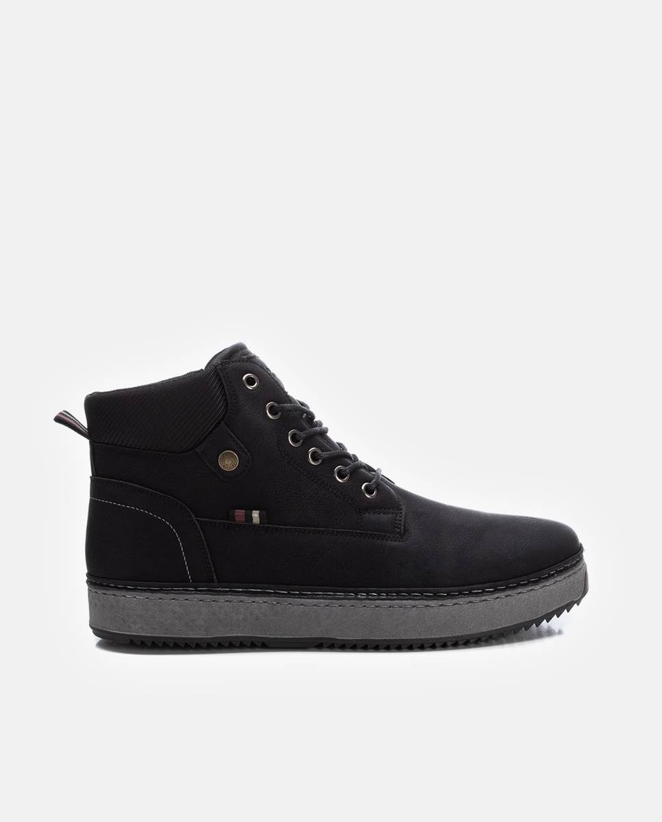 Imagen 1 de Botas de hombre con cordones Negro