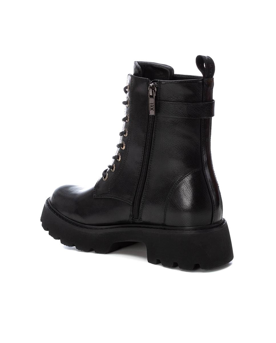 Botín de mujer con cordones - Xti - Negro Negro-4