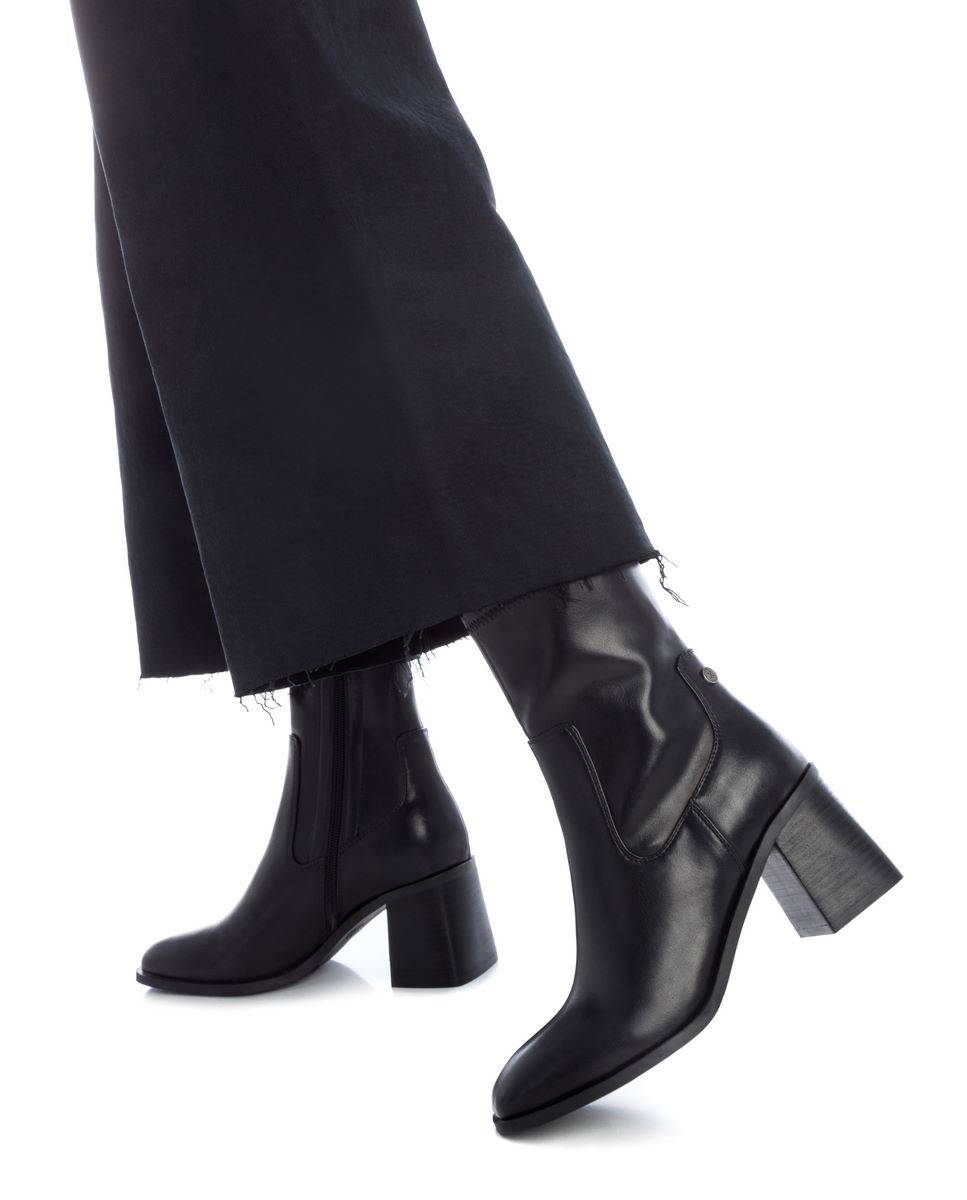 Botines de mujer con tacón - Xti - Negro Negro-2