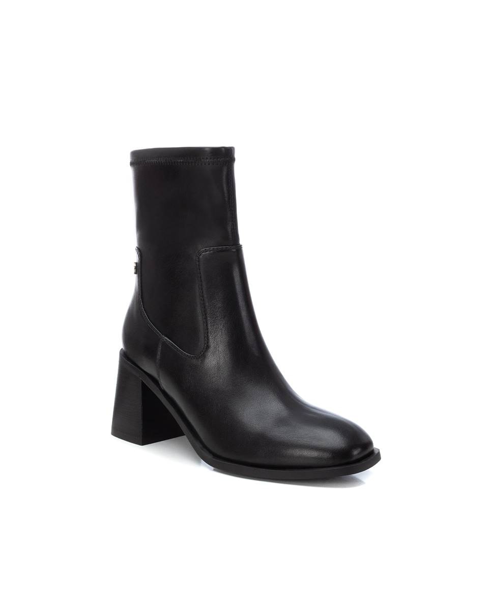 Botines de mujer con tacón - Xti - Negro Negro-3