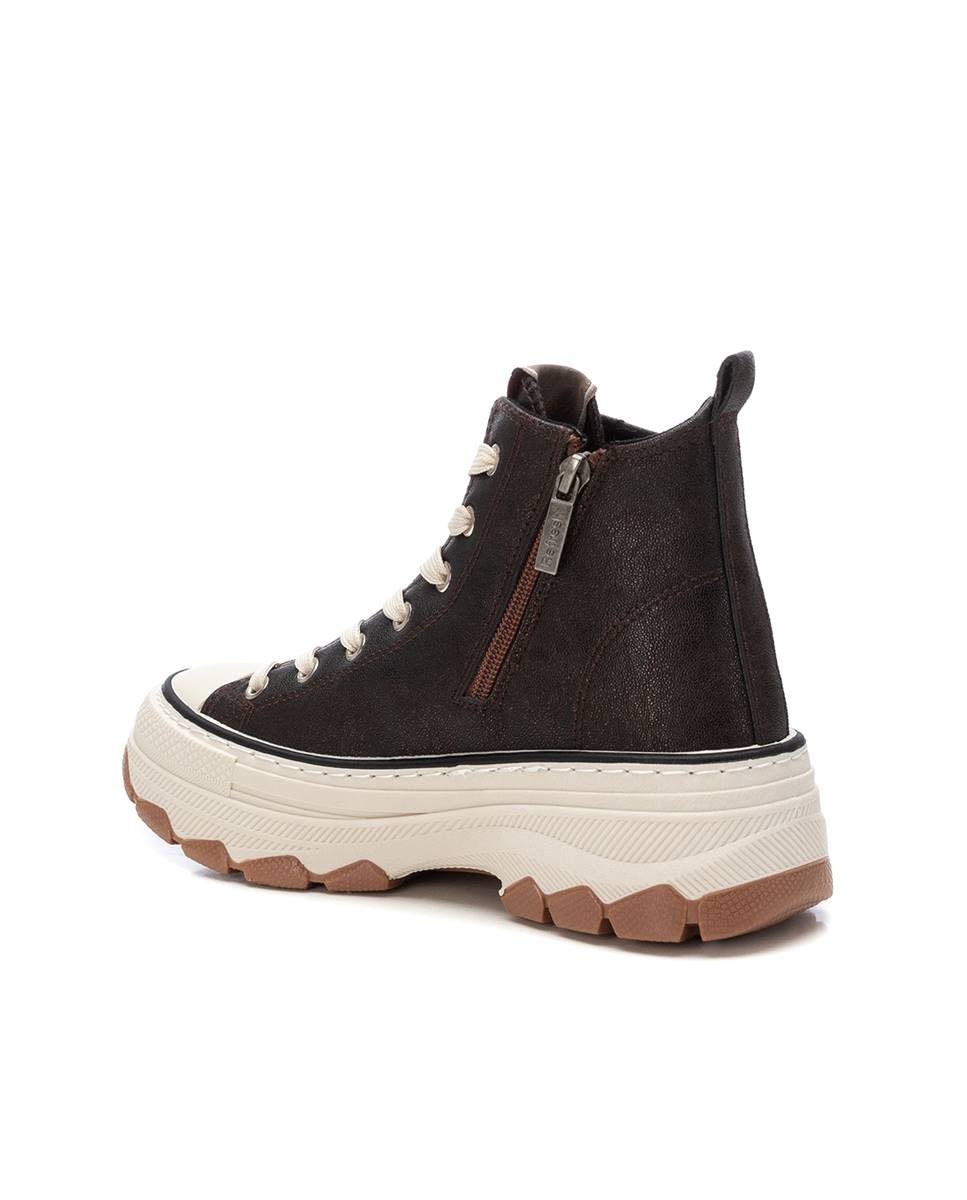 Botines de mujer con cordones - Refresh - Oro Oro-4
