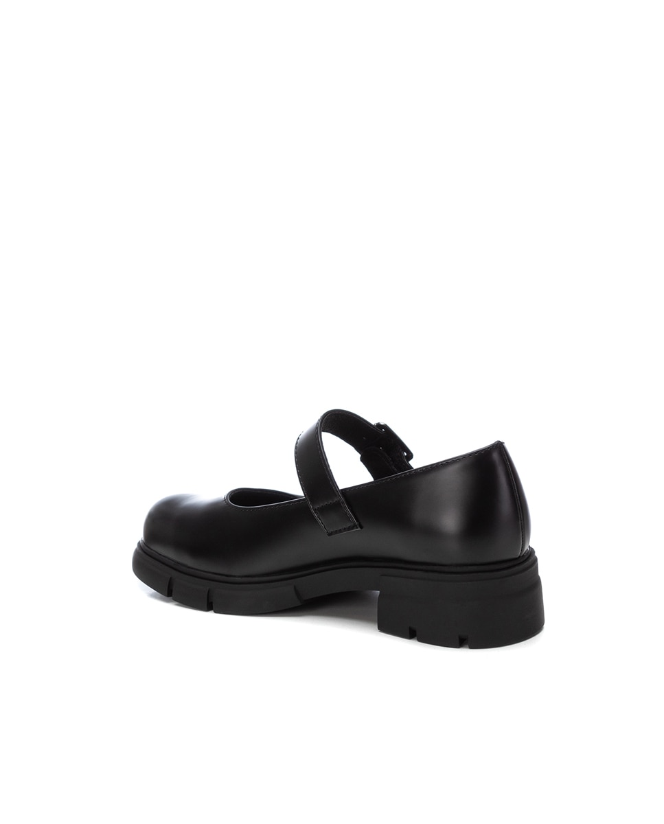 Merceditas de niña con cierre de hebilla - Xti - Negro Negro-3