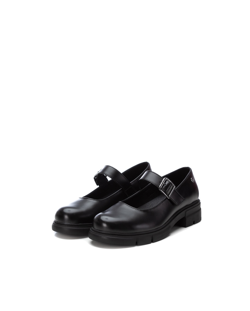 Merceditas de niña con cierre de hebilla - Xti - Negro Negro-4