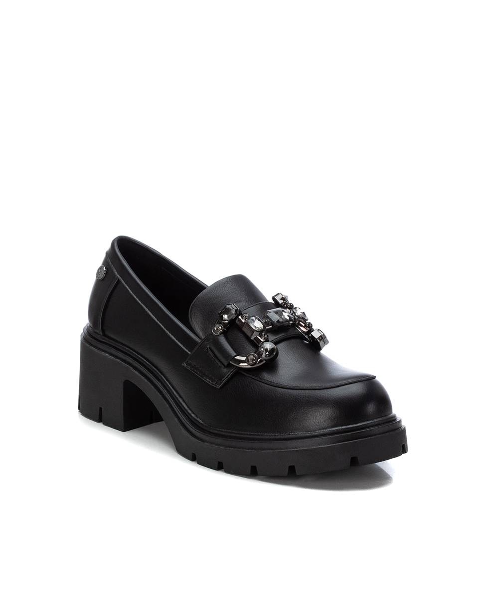 Mocasín de mujer con hebilla - Xti - Negro Negro-3
