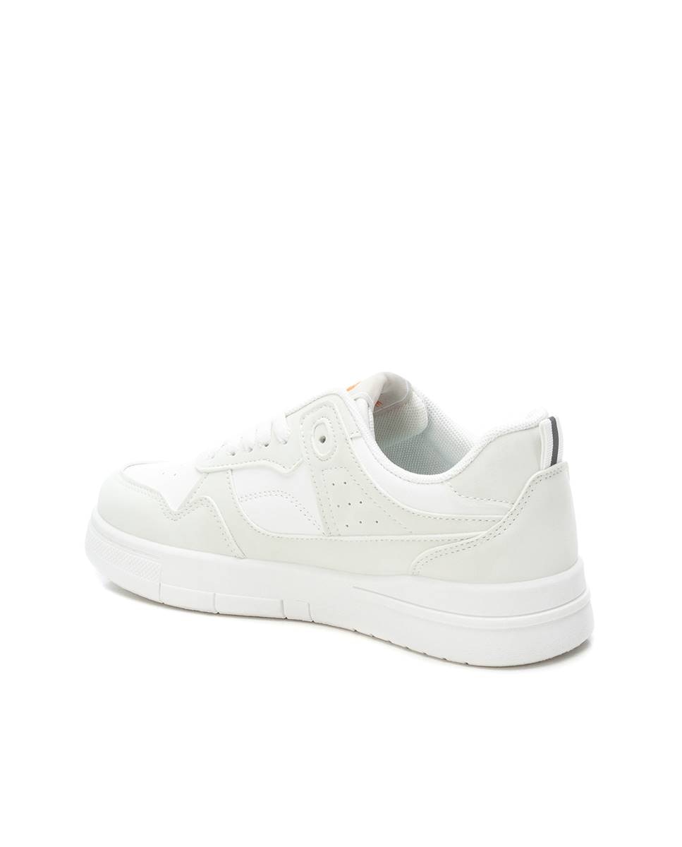 Zapatilla de mujer con cordones - Refresh - Blanco Blanco-4