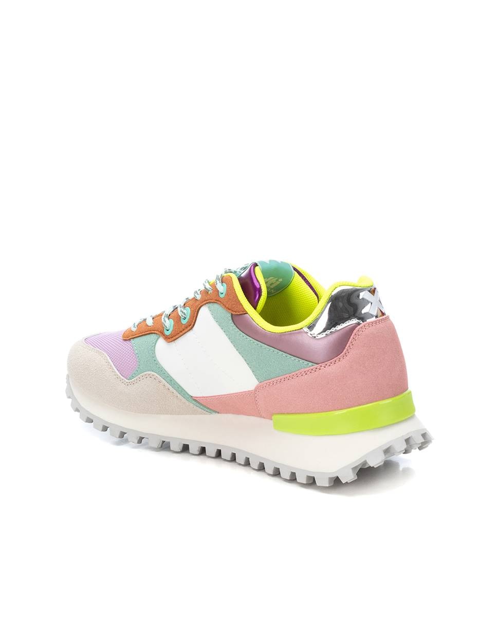 Zapatilla de mujer con cordones - Xti - Multicolor Multicolor-4