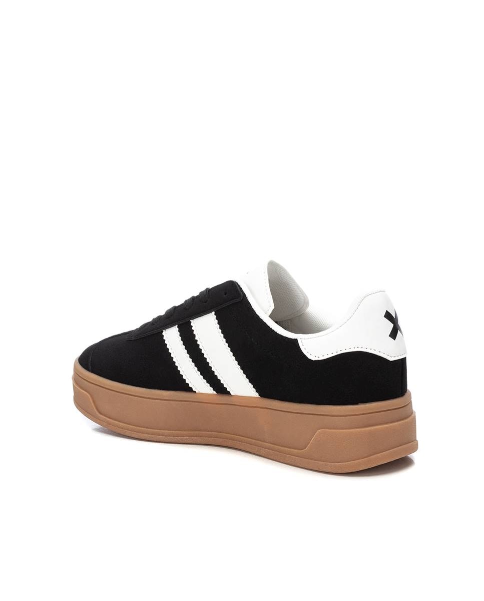 Zapatilla de mujer con cordones - Xti - Negro Negro-2