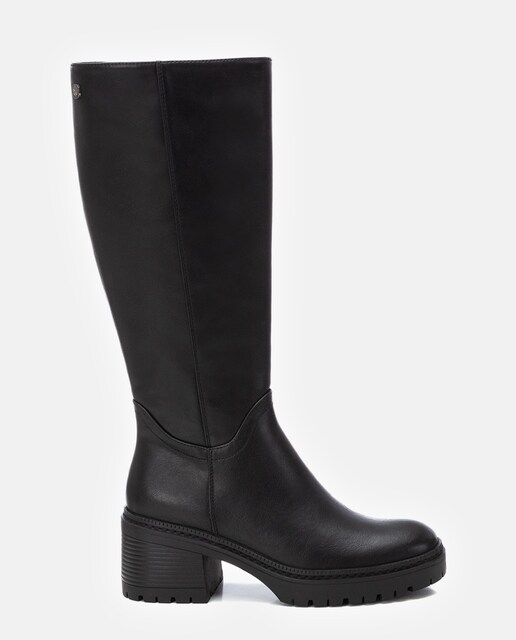 Imagen 0 de Botas de mujer con tacón ancho y cremallera lateral