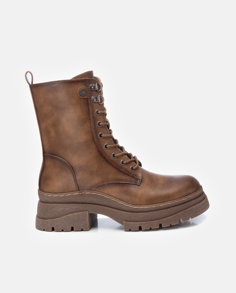 Botines de mujer con cordones y cremallera lateral · Refresh · El Corte ...