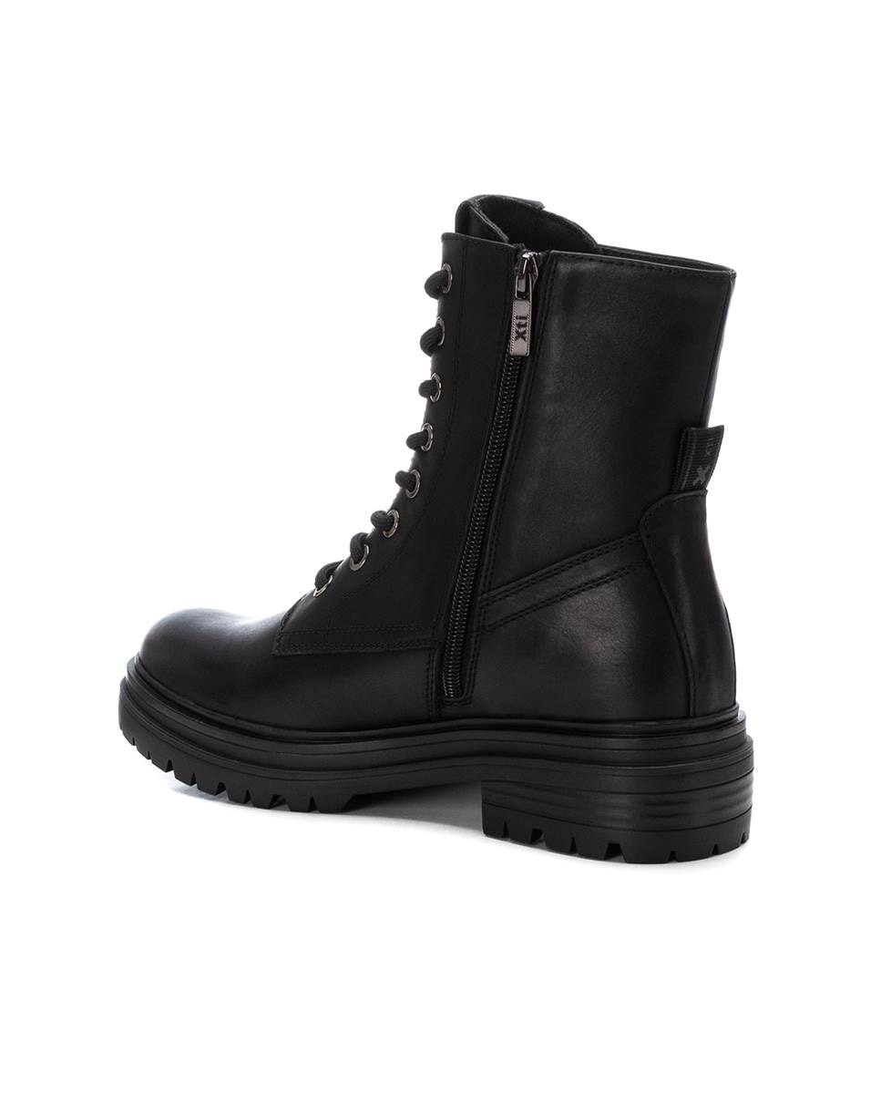 Botín de mujer con cordones - Xti - Negro Negro-4