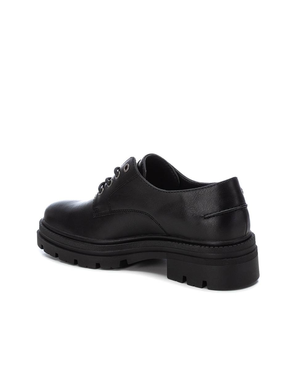 Mocasín de mujer con cordones - Refresh - Negro Negro-4