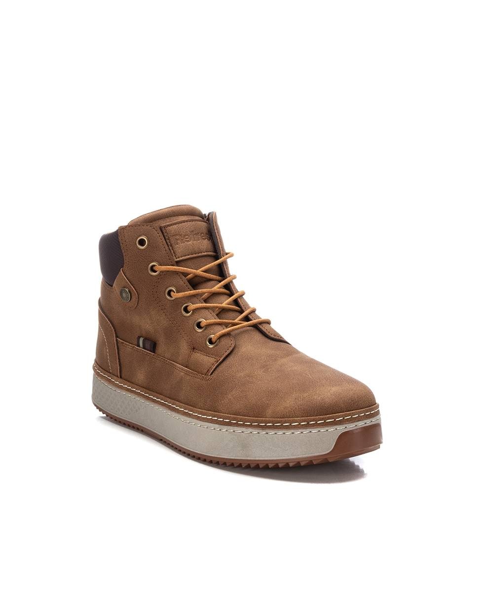 Botas de hombre con cordones - Refresh - Camel Camel-3