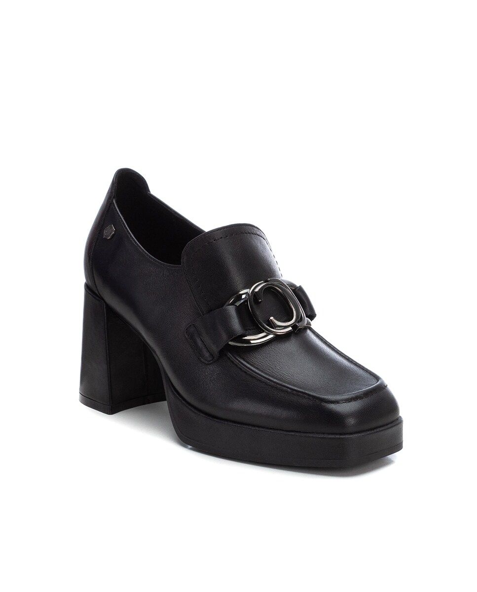 Mocasines de mujer de piel y tacón · Carmela · El Corte Inglés