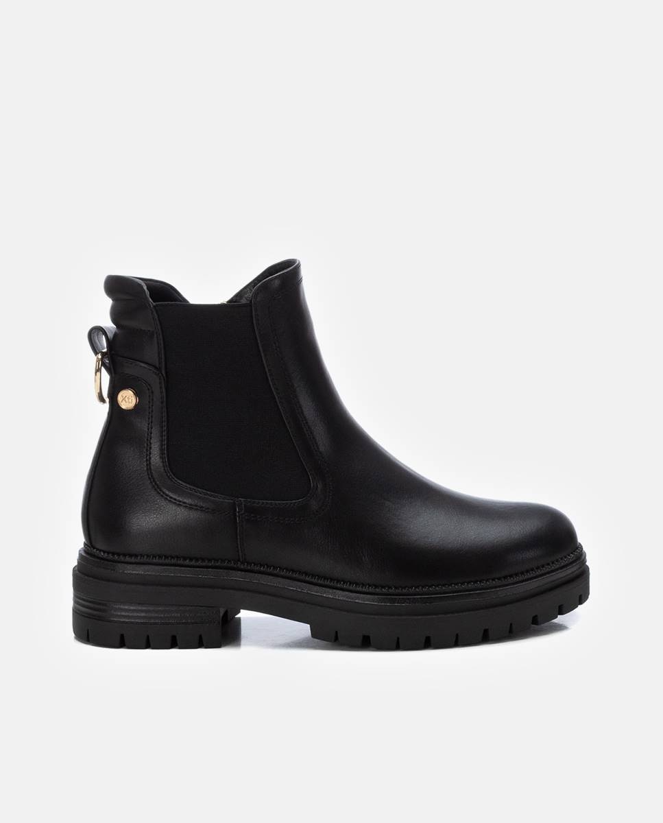 Botín de mujer chelsea con elásticos - Xti - Negro Negro-1