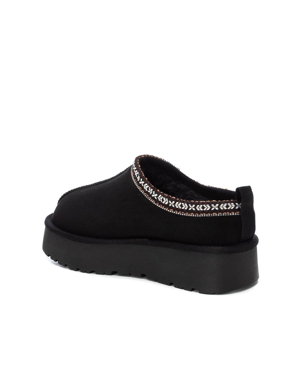 Zapatilla de mujer australiana con plataforma - Xti - Negro Negro-4
