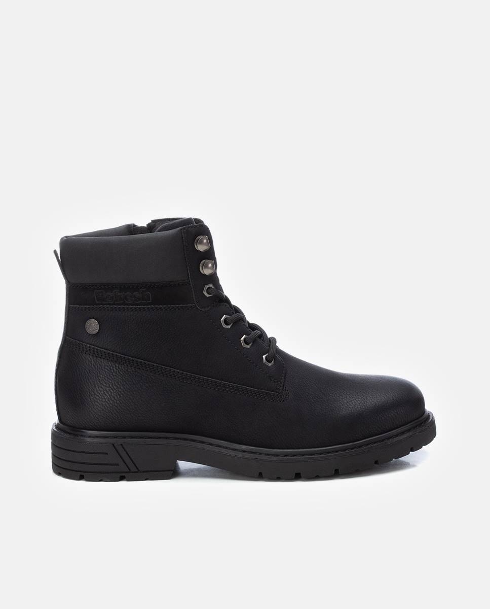 Imagen 0 de Botines de hombre con cordones Negro