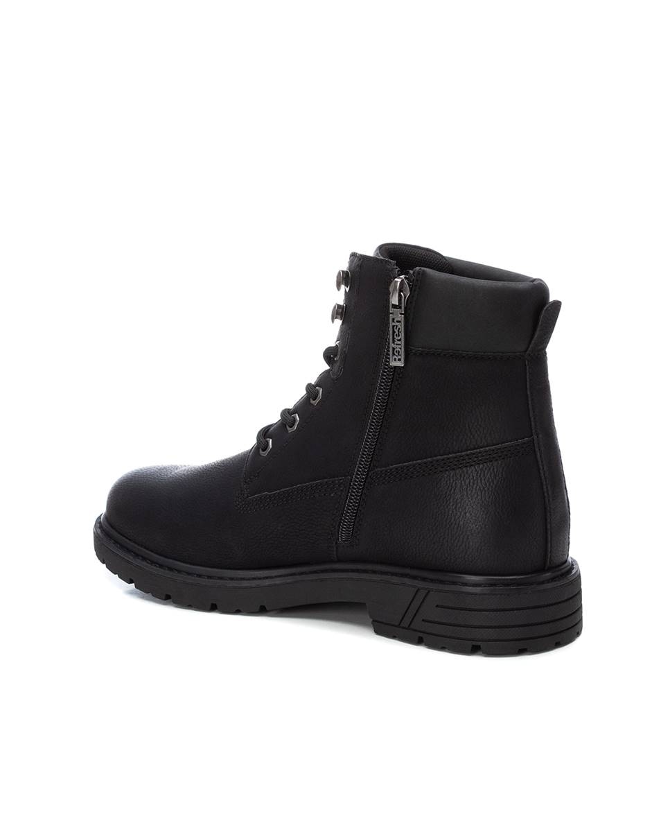 Botines de hombre con cordones - Refresh - Negro Negro-2