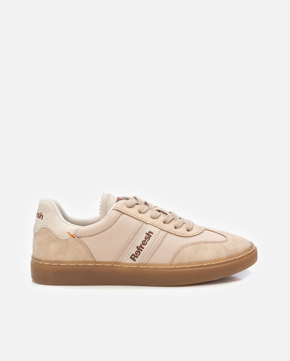 Refresh - Zapatillas de lona de mujer con cordones.