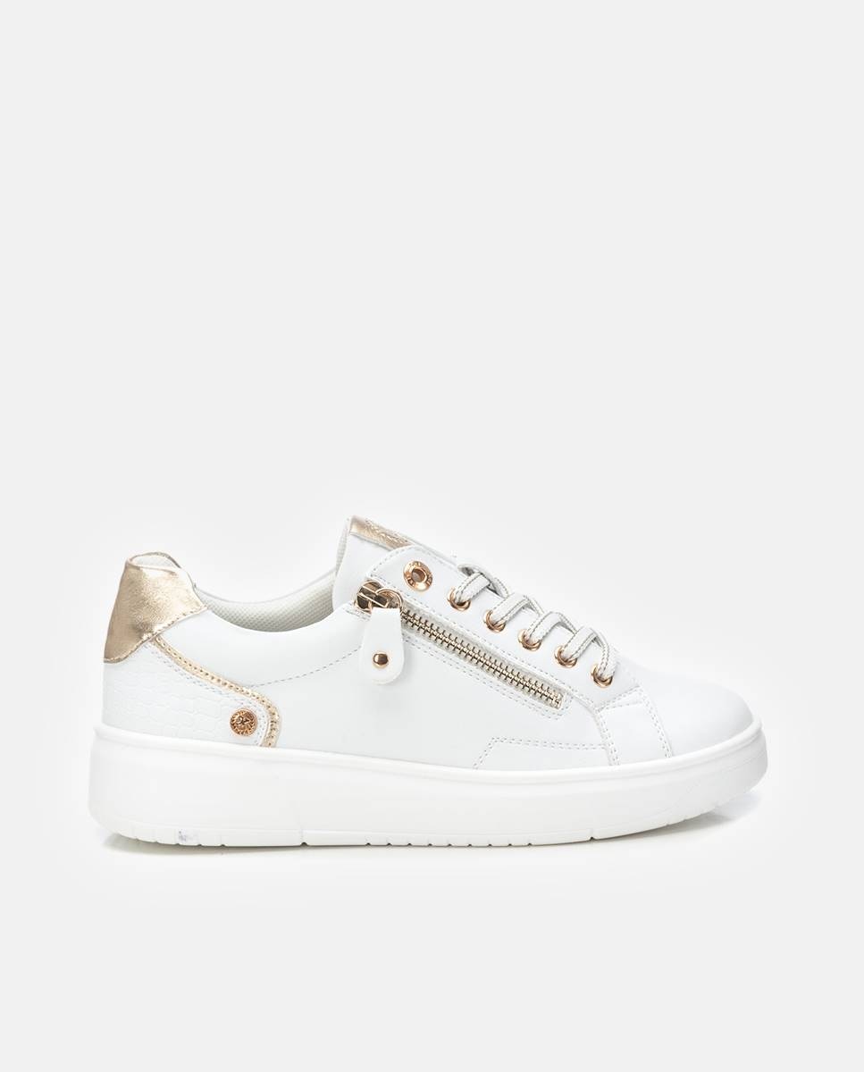 Xti - Zapatillas básicas de mujer con cremallera lateral.