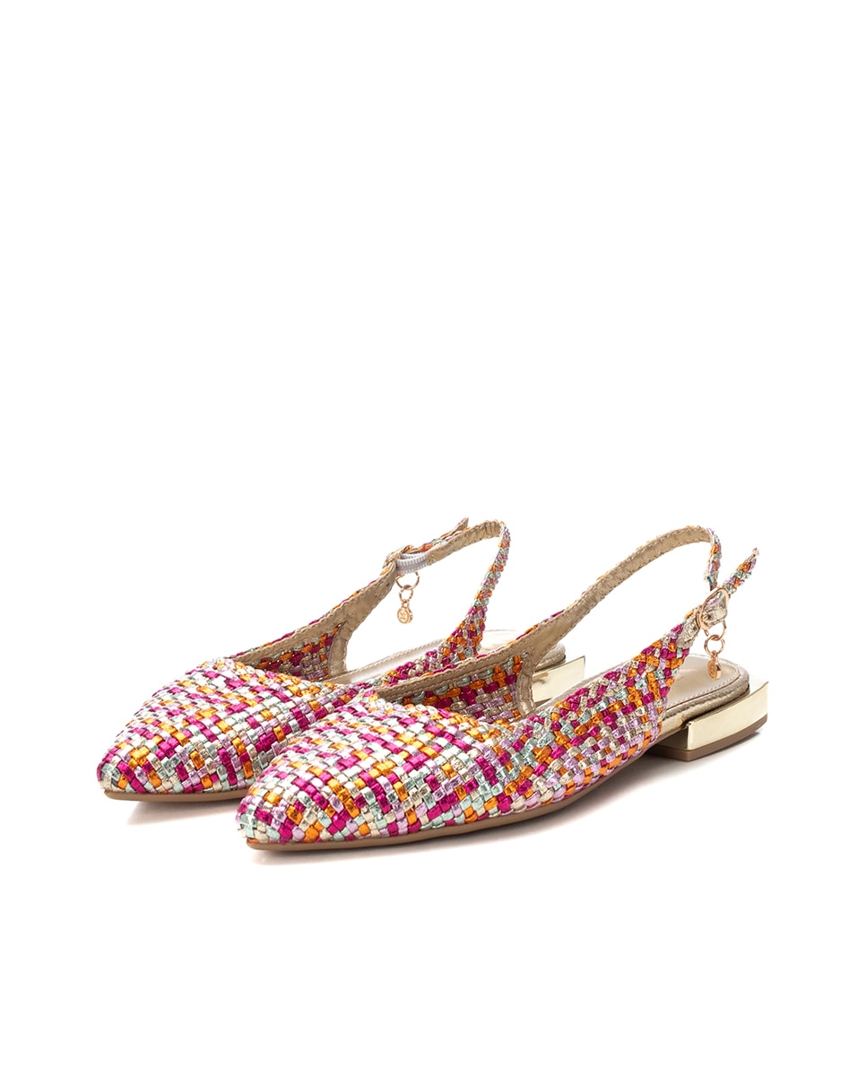 Zapatos planos de mujer con cierre de hebilla - Multicolor Multicolor-5