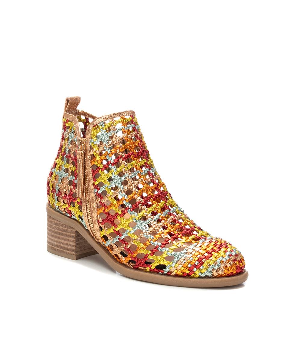 Xti - Botines de mujer con tacón y cierre de cremallera.