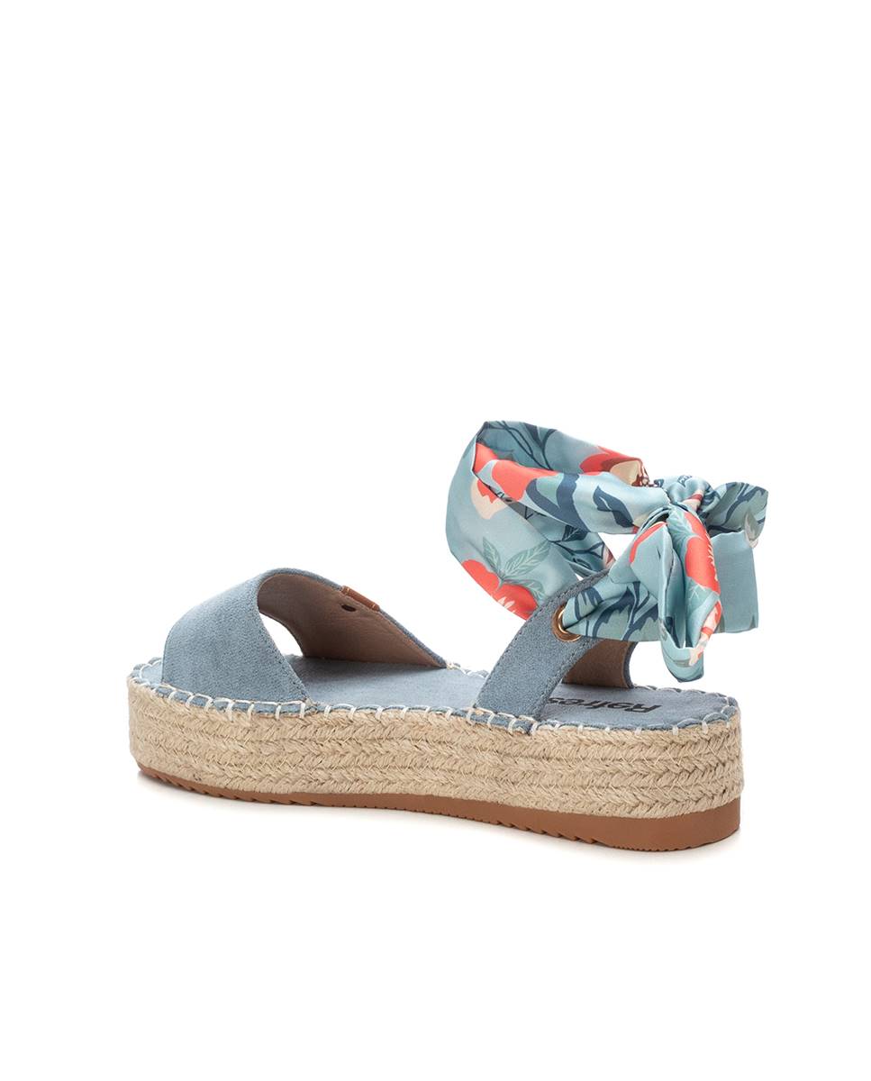 Sandalias de plataforma de mujer con cierre de cintas - Refresh - Azul Azul-4
