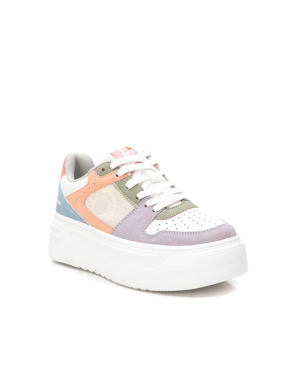Zapatillas básicas de mujer con doble suela - Morado Morado-3