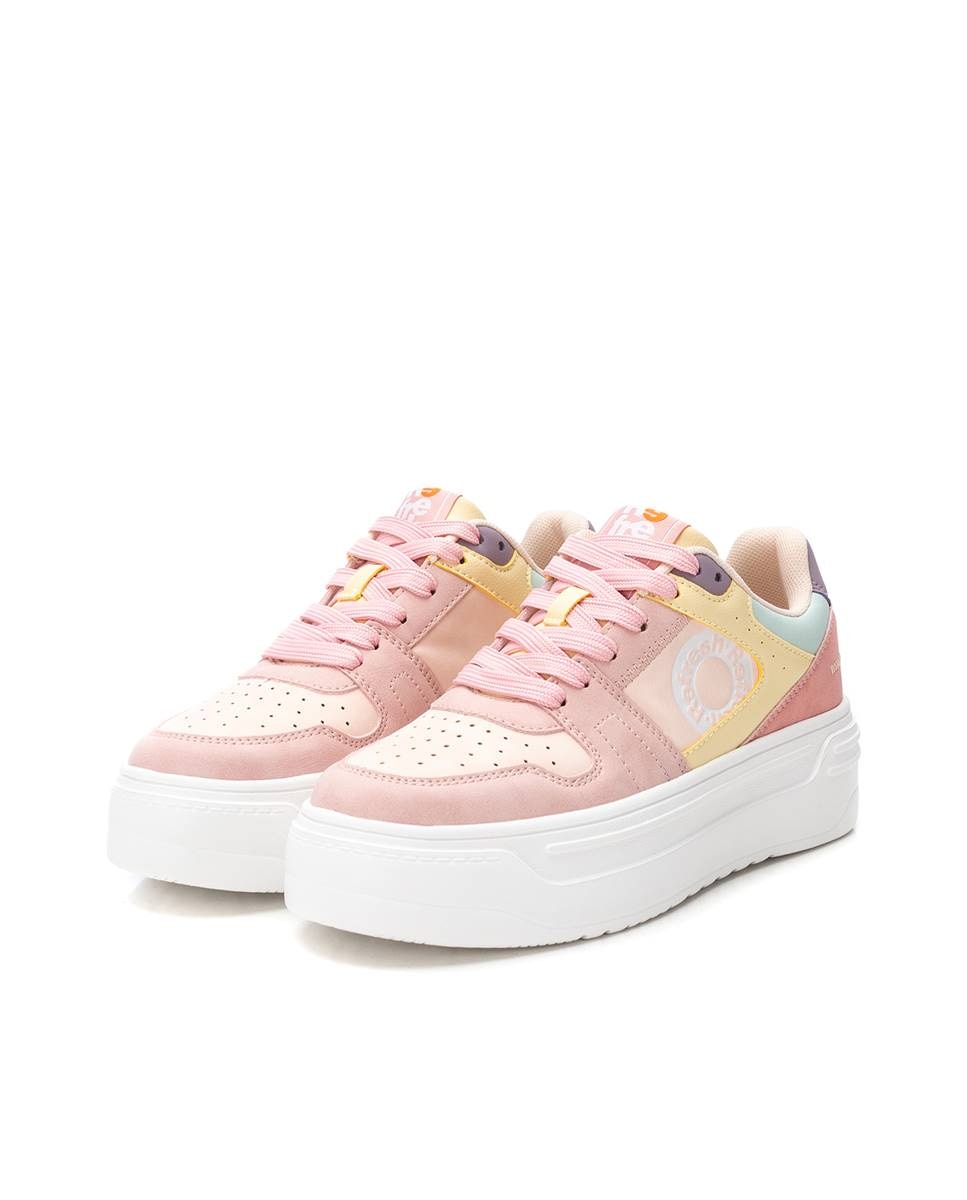 Zapatillas básicas de mujer con doble suela - Nude Nude-5