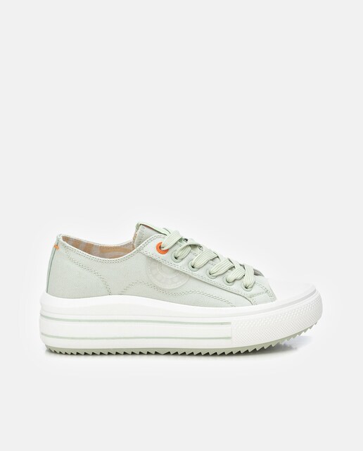 Imagen 0 de Zapatillas de lona de mujer con cordones