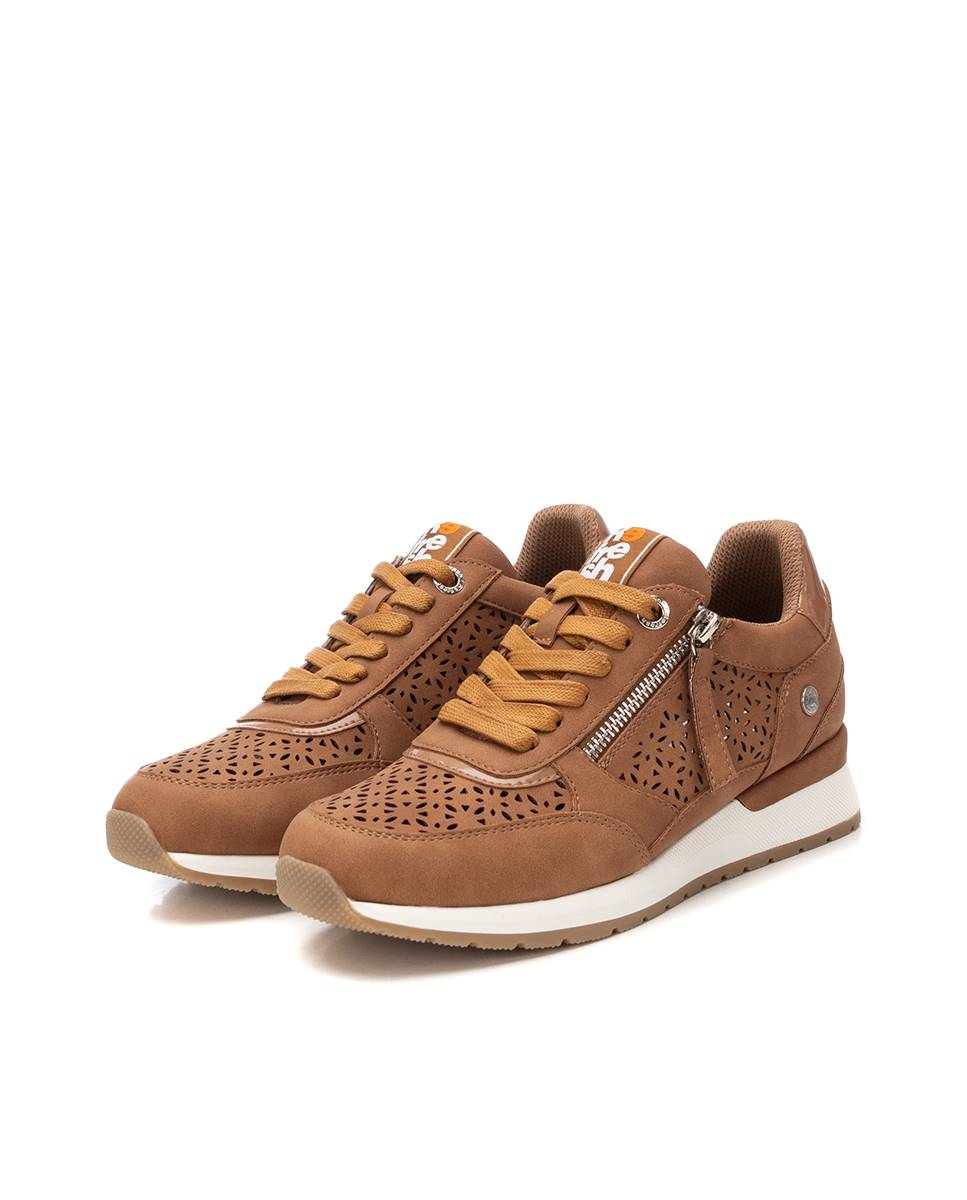 Zapatillas básicas de mujer con cordones - Camel Camel-5
