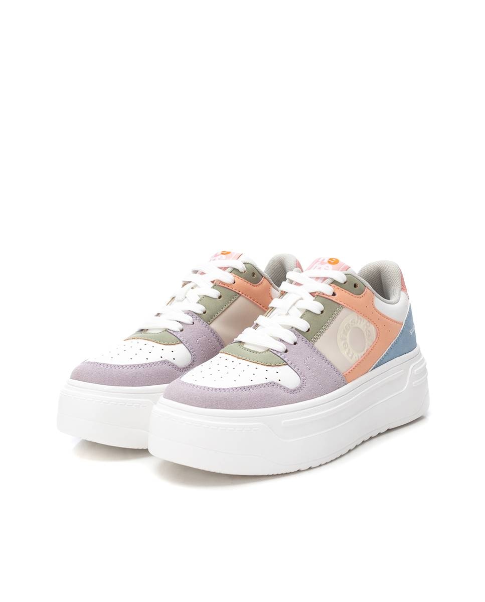 Zapatillas de lona de mujer con cordones - Refresh - Morado Morado-5