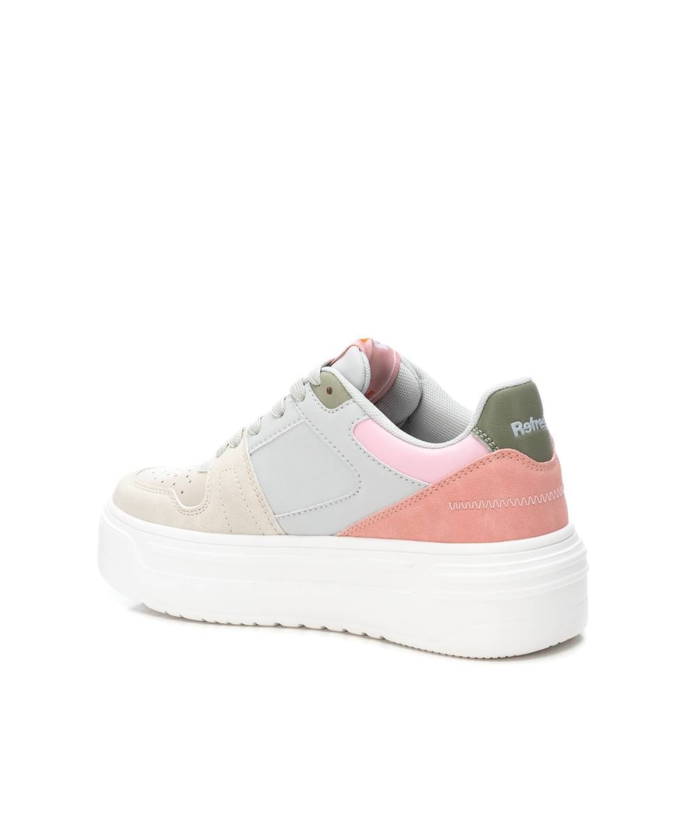 Zapatillas básicas de mujer con doble suela - Beige Beige-4