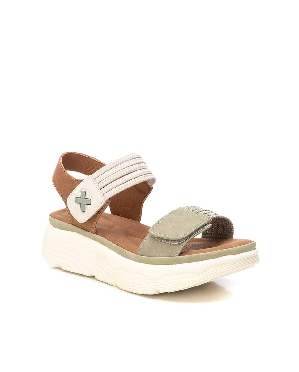 Xti - Sandalias de mujer con cierre ajustable.