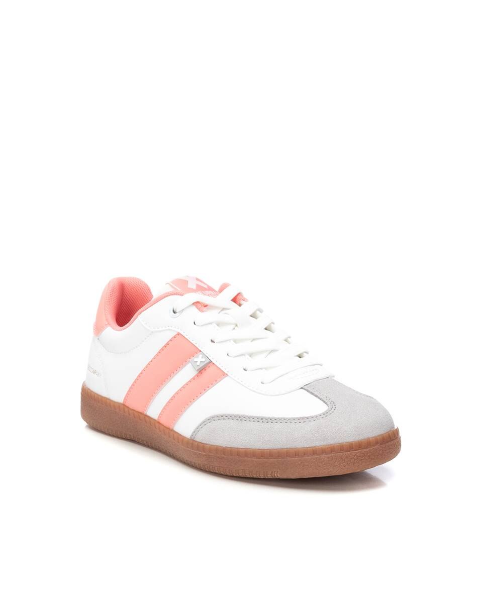 Zapatilla de mujer con cordones - Xti - Coral Coral-3