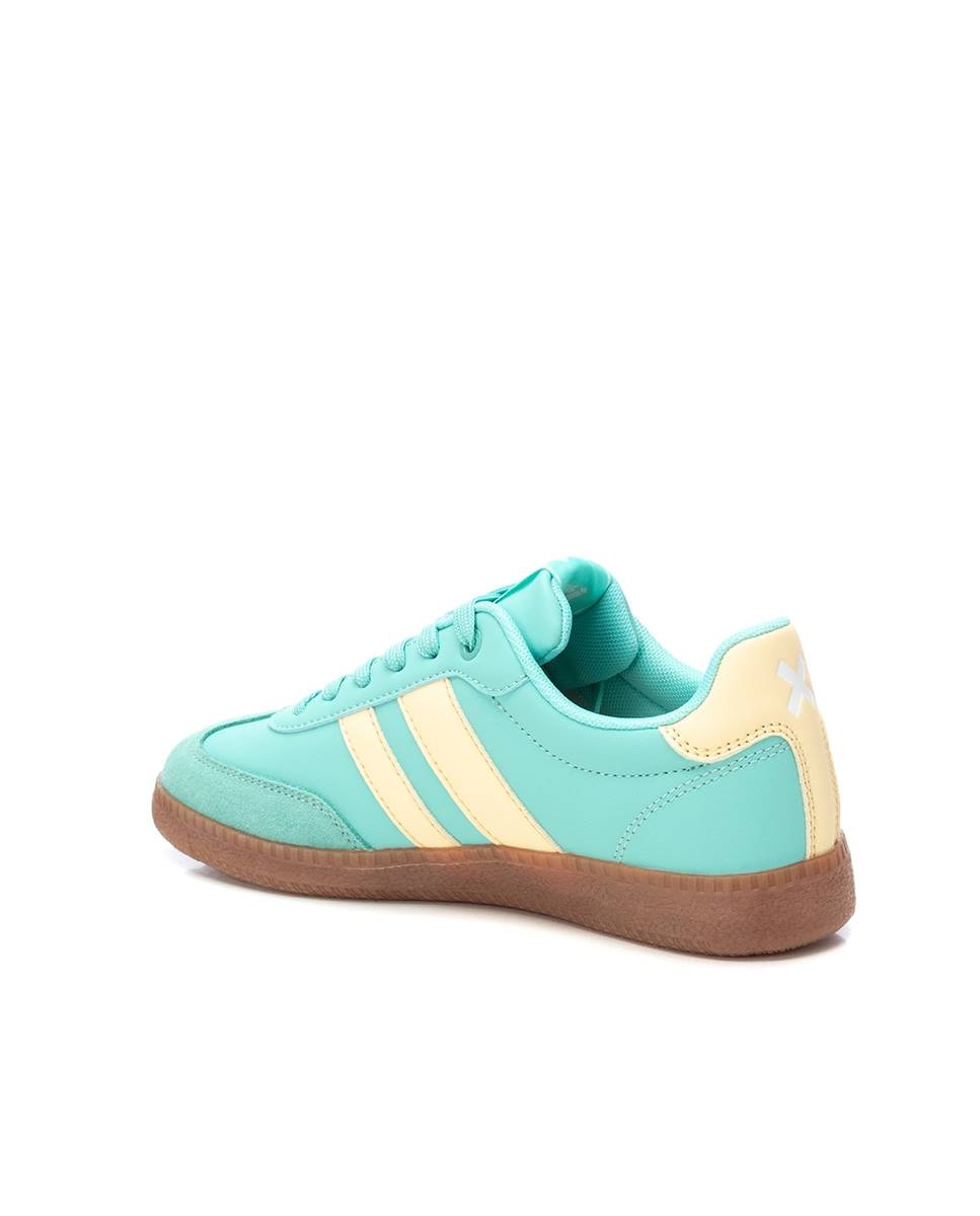 Zapatilla de mujer con cordones - Xti - Verde Verde-5